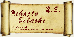 Mihajlo Silaški vizit kartica